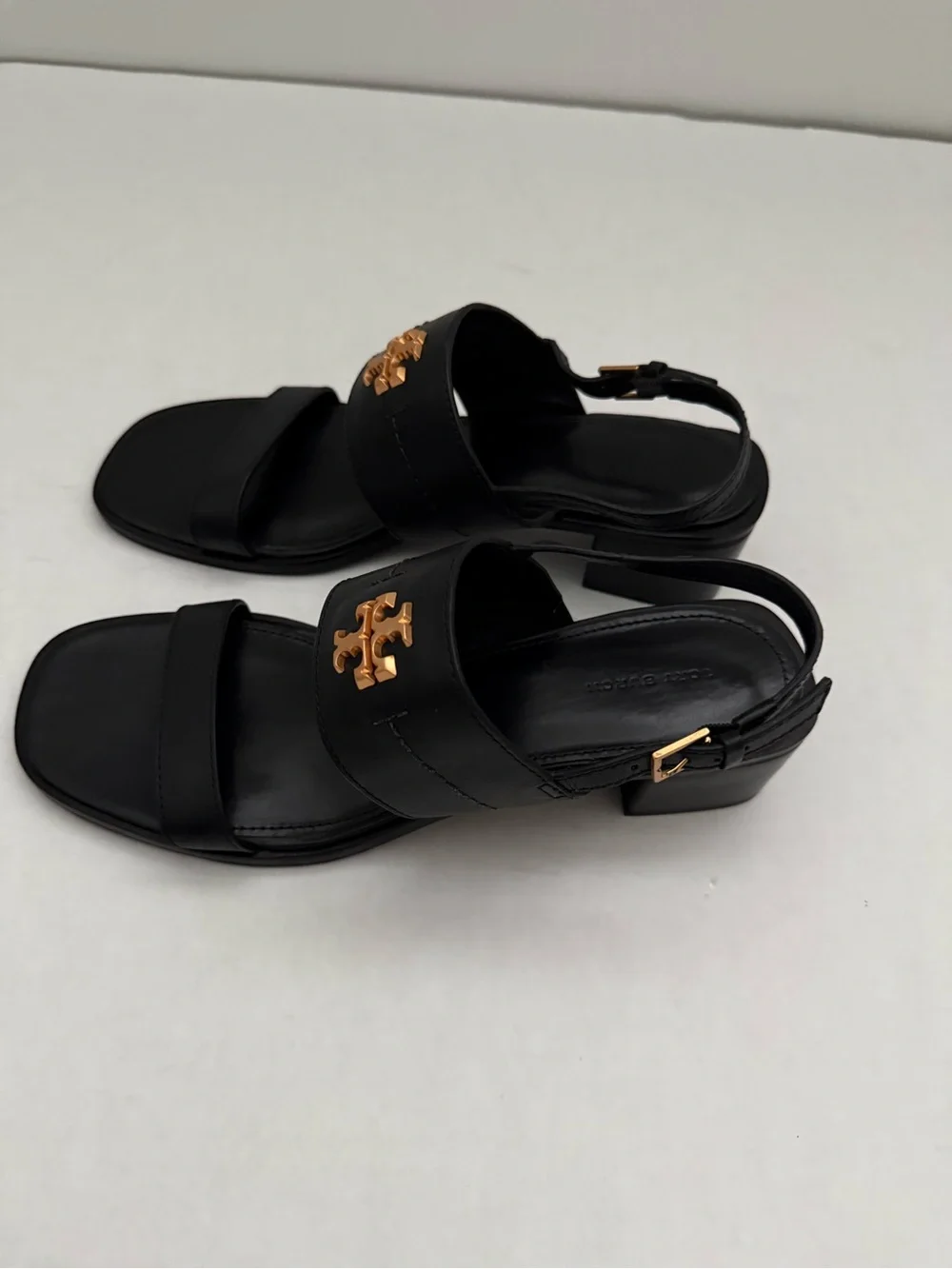 Tory Burch Eleanor Block Heel Sandals Size 10